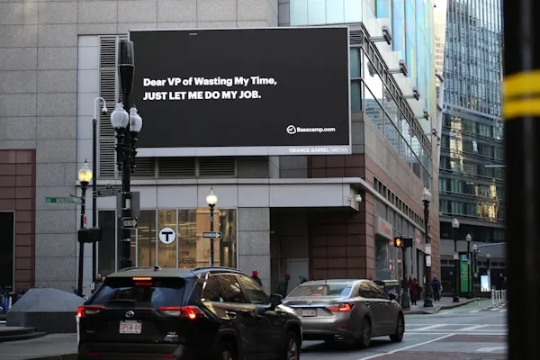 Outdoor billboard advertising